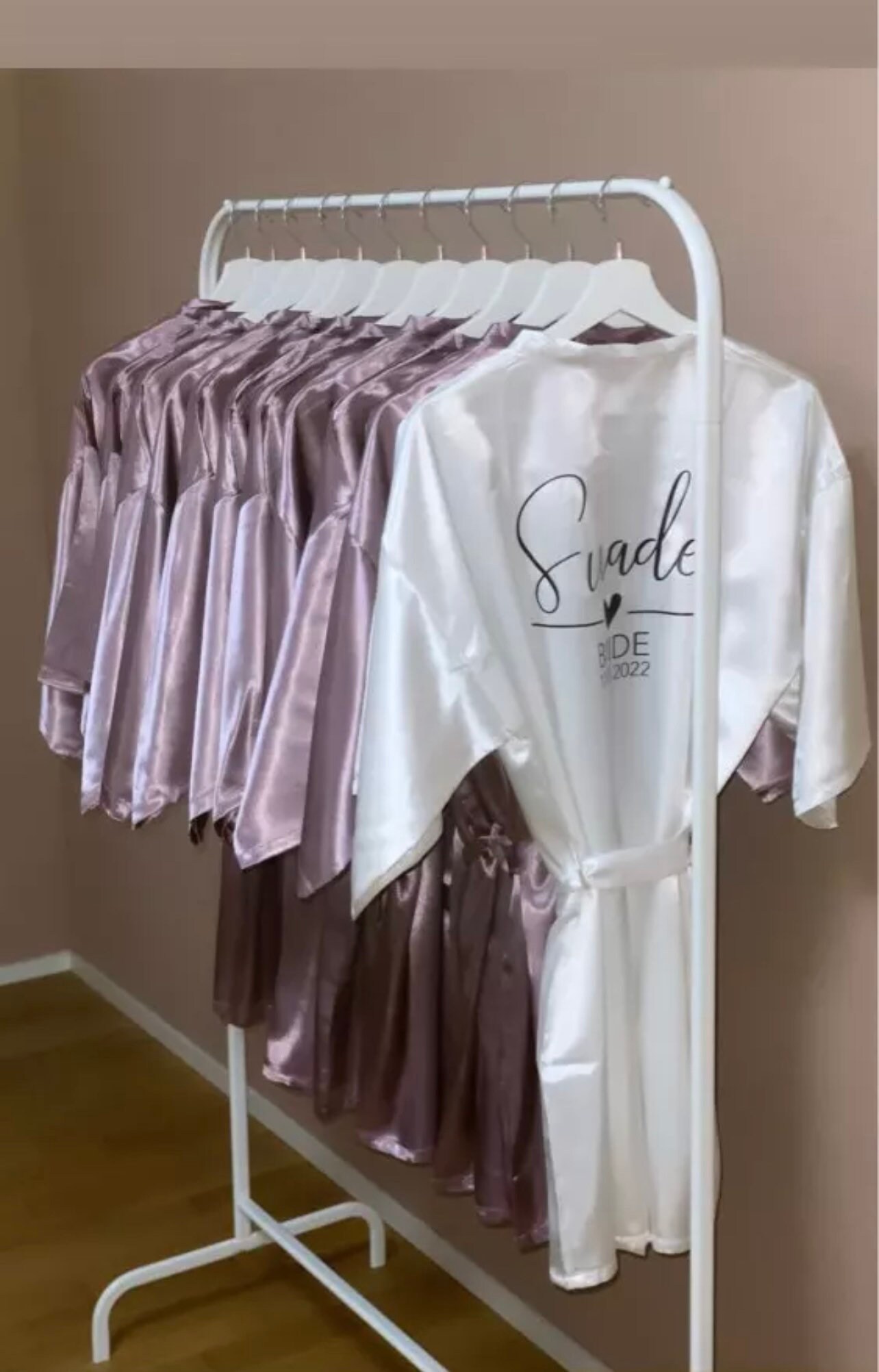 Peignoir Personnalisé - Mariage Kimono Kimono Peignoir-Personnalisable Robe Idée Cadeau