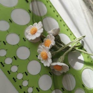 Crochet Pattern DAISY Mini Bouquet Level 3 image 7