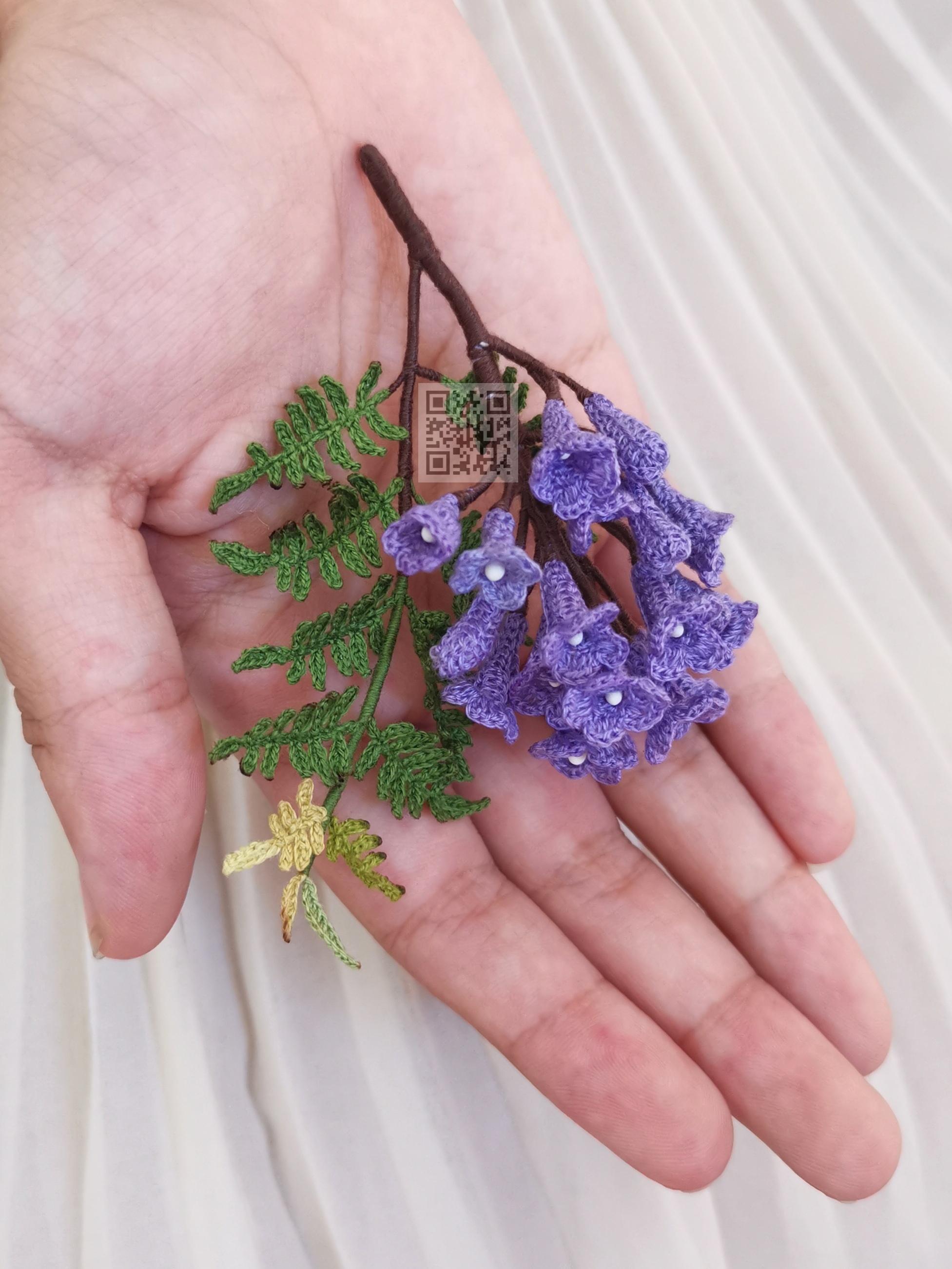 Crochet Video - JACARANDA Mini Bouquet Step by Step Tutorial