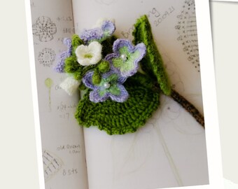 Crochet Video - HYDRANGEA flower bouquet step by step tutorial - Level 8