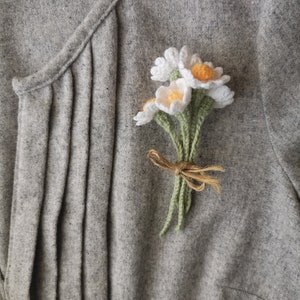 Wzór szydełkowy - Mini Bukiet DAISY - Poziom 3