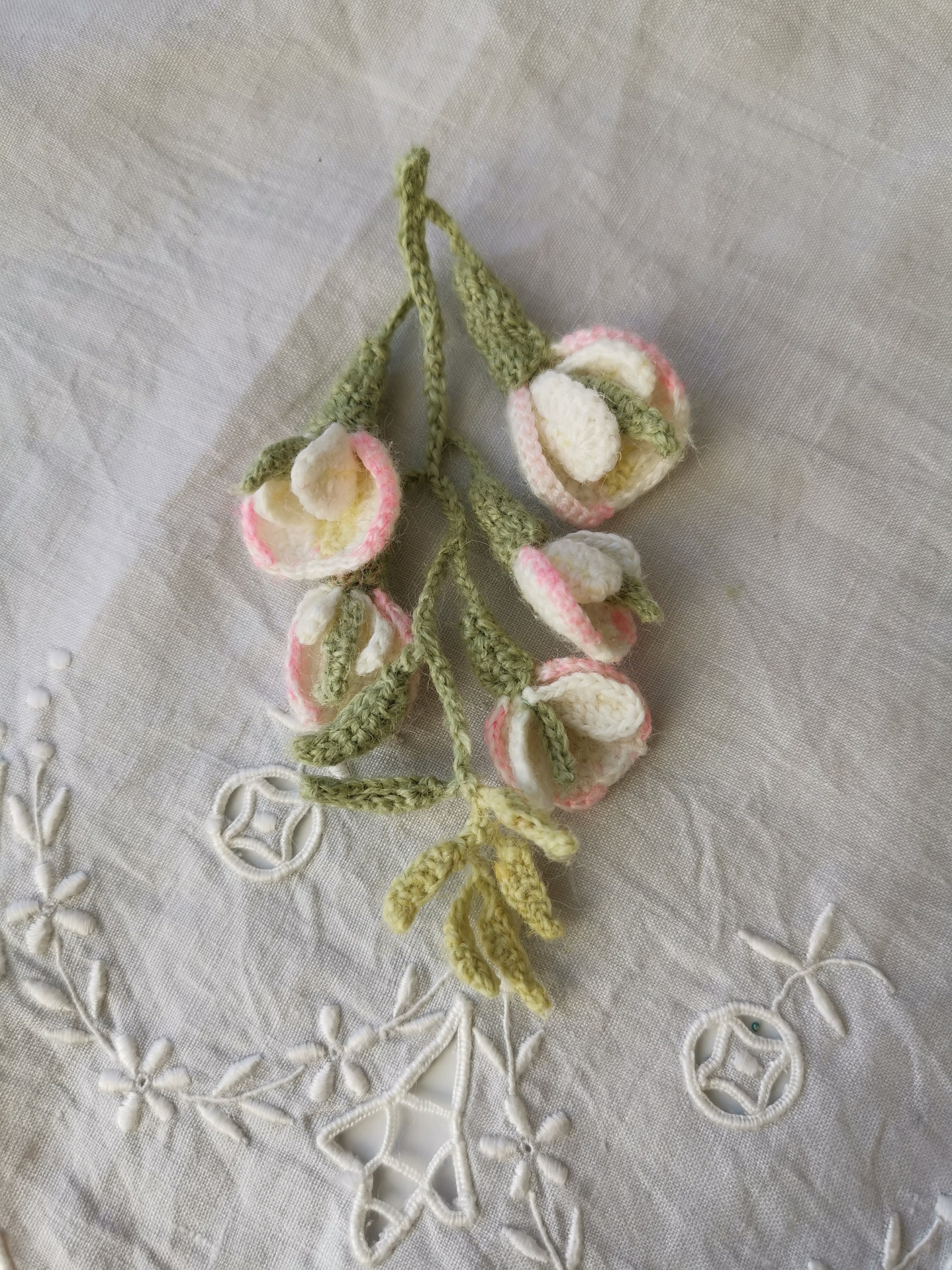 Crochet Pattern WISTERIA Mini Flower Bouquet Etsy