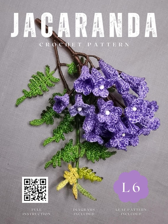 Crochet Video - JACARANDA Mini Bouquet Step by Step Tutorial