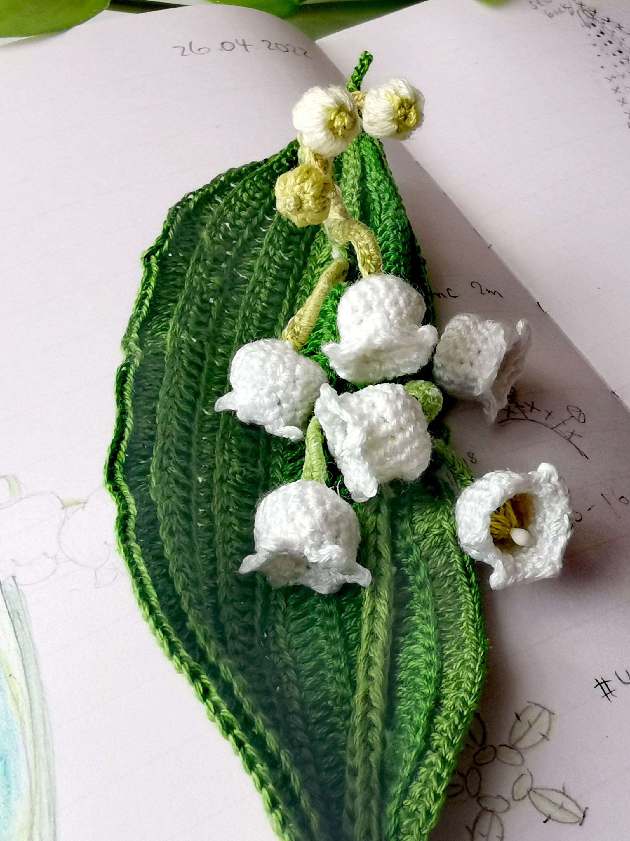 Crochet Video LILY of the VALLEY Mini Bouquet Step by Step Etsy