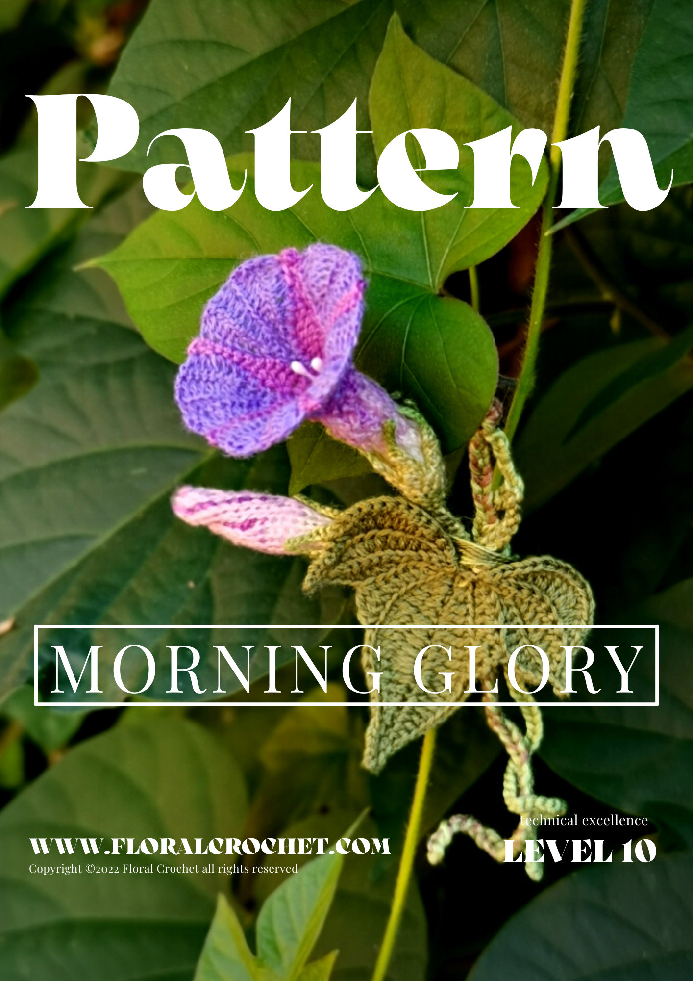 Crochet Pattern - MORNING GLORY Mini Bouquet - Level 10 - Etsy
