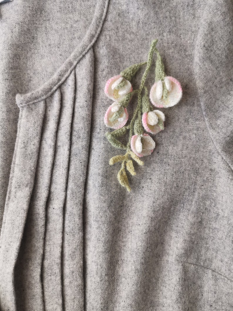 Crochet Pattern WISTERIA Mini Flower Bouquet Etsy