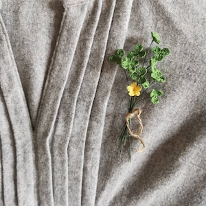 Häkelanleitung - KLEE Mini Blumenstrauß - Level 2