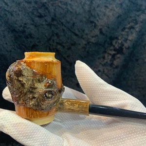 Assortiment de pipes à tabac en bois faites à la main (vendues à l'unité)