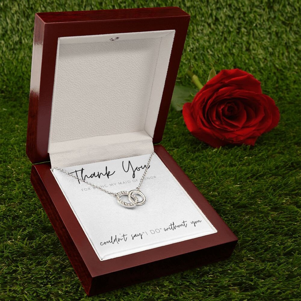 Maid of shop honor necklace gift