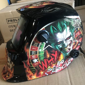 New JJK True color Auto Darkening Welding Helmet Arc Tig Mig Mask Grinding hood