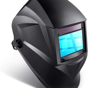 New black Certified ANSI CSA CE Professional Multifunction Solar Powered Auto Darkening Welding Helmet+Grinding with 4 sensors