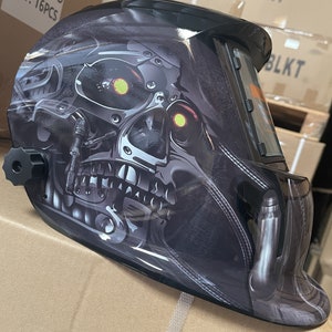 New True color Auto Darkening Welding Helmet Arc Tig Mig Mask Grinding hood Active    art