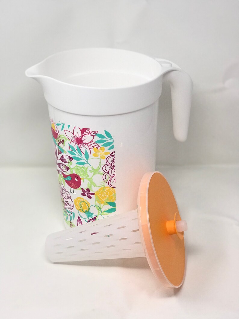 Tupperware Jumbo Classic One Gallon Infuser Insert Pitcher Etsy