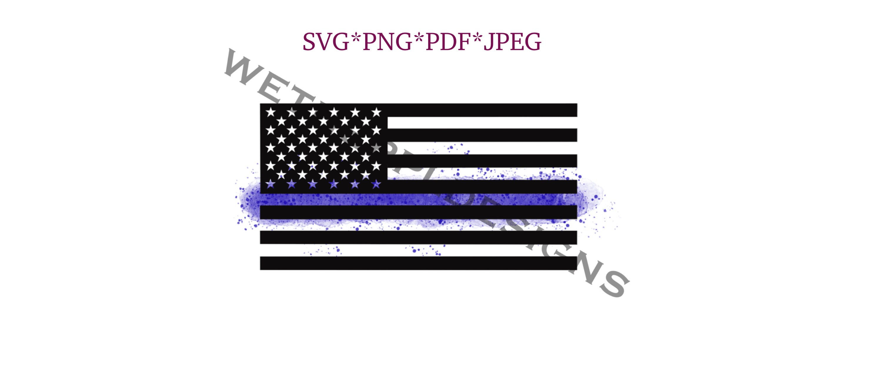 American Flag With Blue Stripe Red Stripe and Green Stripe. Etsy UK