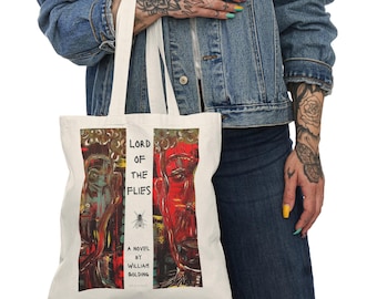 Flugornas herre Canvas Tote Bag: Litterär konst, miljövänlig bokväska