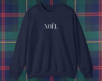 Noël Broderad Rundkragetröja | Mysig Jultröja