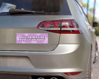Lustiger Automagnet: Sarkastischer Autoaufkleber, humorvoller Autoaufkleber