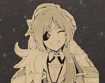 Genshin impact stickers Kaeya