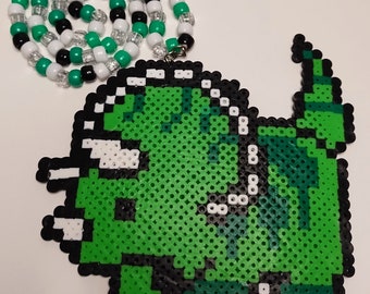 Triceratops dino necklace