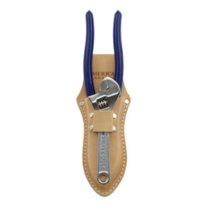 American Tradesman 625 - Lineman&#39;s Large Leather Plier Holder w/Tool Loop