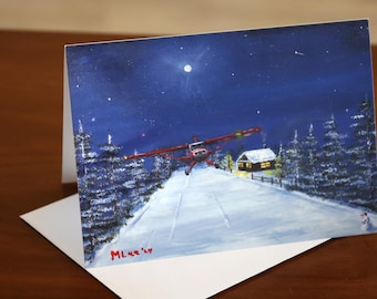 Holiday Card Set- "MiniWagon in the Snow"