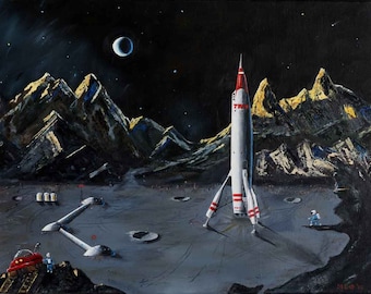 Limited Edition Print- "TWA Moonliner"