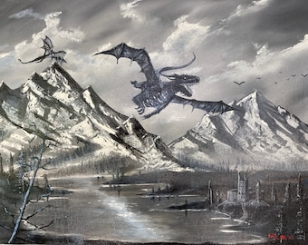 Limited Edition Print- "The Dragons of Avia"