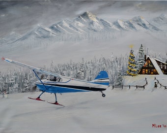 Limited Edition Print- "Christmas at the A-Frame"