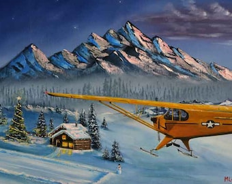 Limited Edition Print- "A Cub For Christmas"