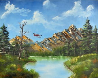 Limited Edition Print- "Red Husky on Alpine Lake"