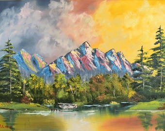Limited Edition Print- "Colorful Tetons"