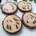 Mountain Coaster Set, Pyrography - Etsy