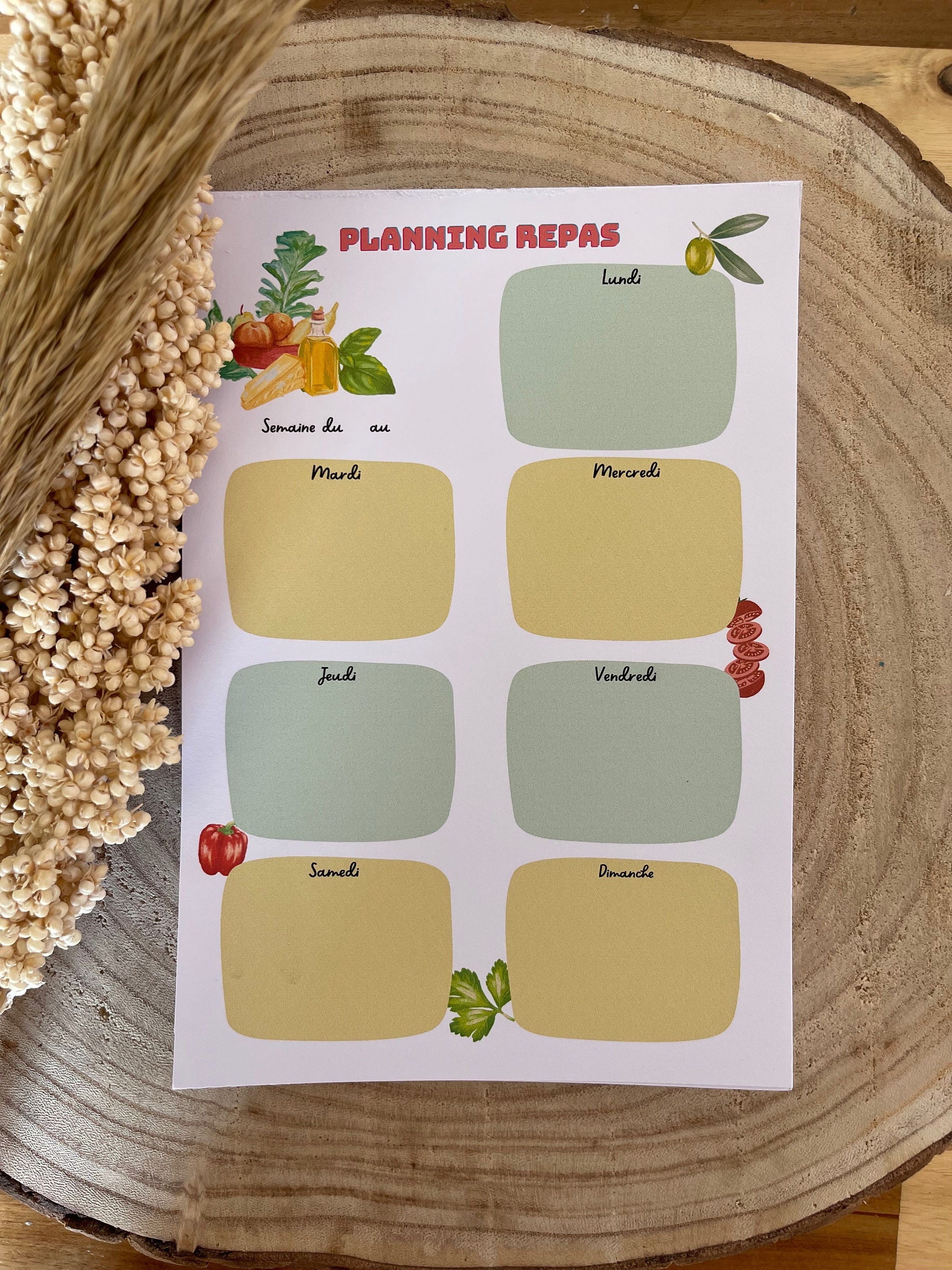 Week Menu Craft Restaurant Week Menu Template to Display Meal List Home Idea Gift Idea ...
