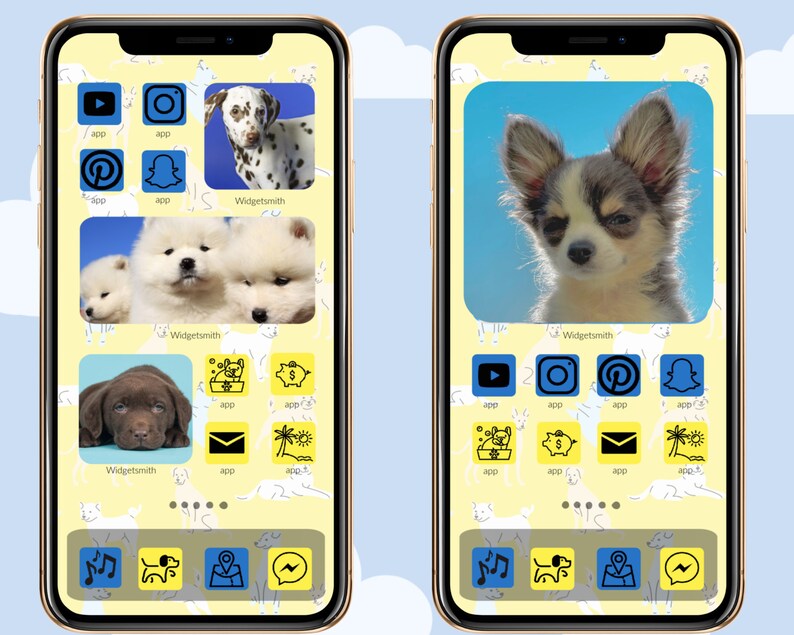 Cute Dog Icon Theme Good Dog App Icons IOS 14 Covers Etsy