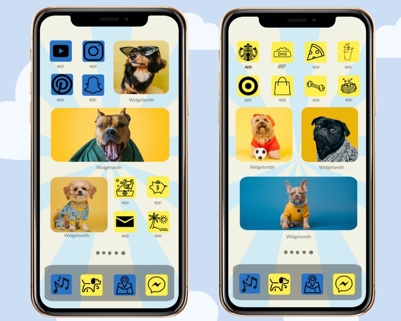 Cute Dog Icon Theme Good Dog App Icons IOS 14 Covers Etsy