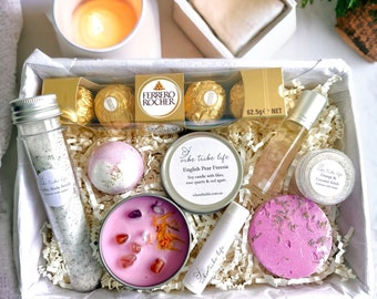 SPA DAY at HOME Self Care Gift | Pamper Self Care Gift Box | Bath Beauty Spa Gifts for Her | Self Care | Birthday Gift | Appreciation Gift