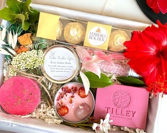 PASSION Self Care Gift | Pamper Self Care Christmas Gift Box | Bath & Beauty Spa Relaxation Gifts for Her | Self Care | Thank You