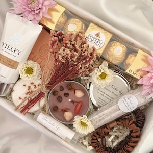 COFFEE Theme Self Care Gift | Pamper Self Care Christmas Gift Box | Bath & Beauty Spa Relaxation Gifts for Her | Self Care | Coffee Gift