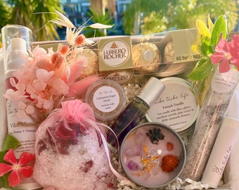 Personalised Crystals Self Care Gift Hamper | Christmas Gift Box | Gifts for Her | Birthday Gift | Gifts for Friends | Self Care Gift Box