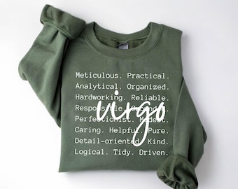 Virgo Zodiac Shirt: August September Birthday Gift