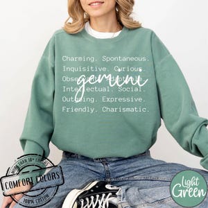 gemini gifts, gemini sweatshirt, gemini shirt, gemini hoodie, gemini t shirt, bday gifts for her, gemini, zodiac sweatshirt, astrology sweatshirt, trendy crewneck, zodiac hoodie, zodiac shirt, astrology shirt