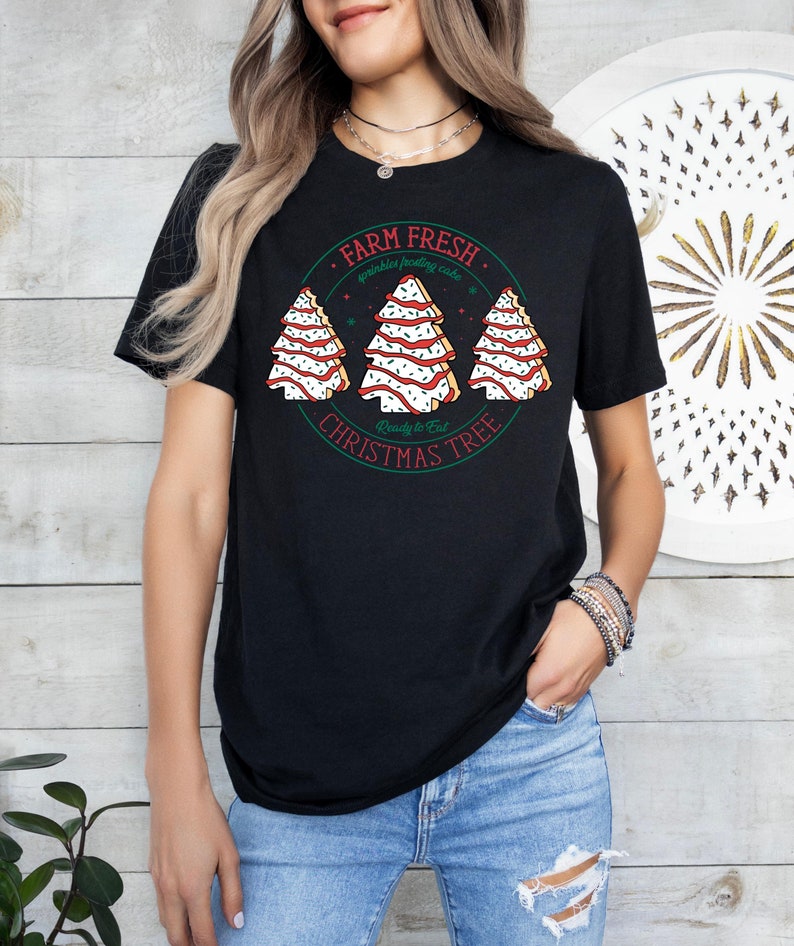 Farm Fresh Christmas Tree Shirt, Sprinkles Frosting Cake, Ready to Eat