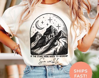 Comfort Colors® Christian Mountain Shirt: Faith Based Hiking Sweatshirt