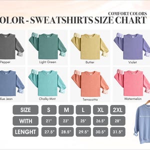 Comfort Colors® Snowflake Sweatshirt: Vintage Winter Christmas Tee image 9