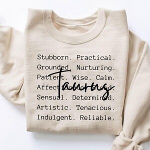 taurus gift, taurus shirt, taurus sweatshirt, taurus, zodiac sweatshirt, astrology sweatshirt, zodiac shirt, astrology shirt, bday gifts for her, birthday shirt, trendy crewneck, zodiac hoodie, taurus birthday