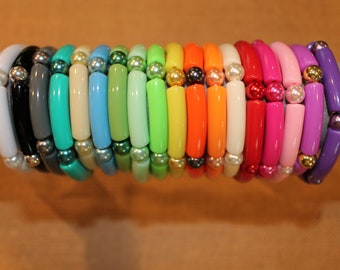Acrylic Tube Bracelet