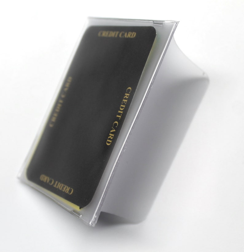 2 Pack of Plastic Wallet Inserts for Trifold or Bifold Wallets Etsy