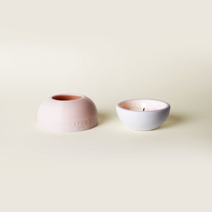TEALIGHT candle holder mini bowl silicone mold — for concrete, cement, jesmonite