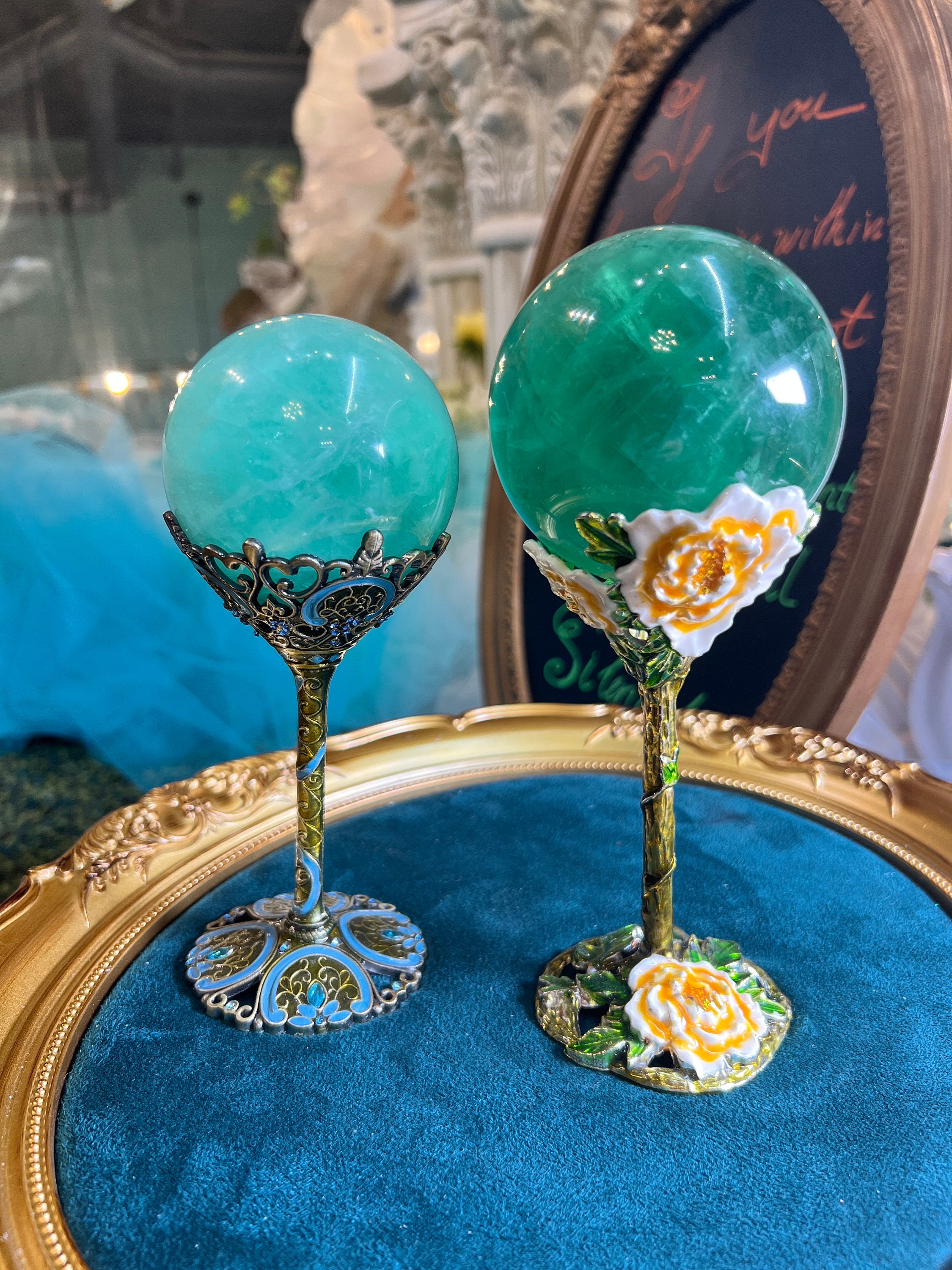 Crystal Flower Stand - Etsy