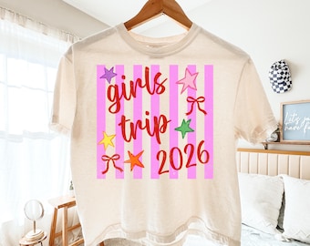 Girls Trip 2026 png, Summer Vacation Design, Girls Weekend png, Besties Trip Png, Funny Girls Trip Png, Striped Girls Beach Trip, Road trip
